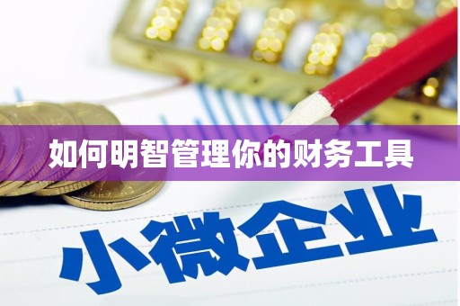 定西如何明智管理你的财务工具