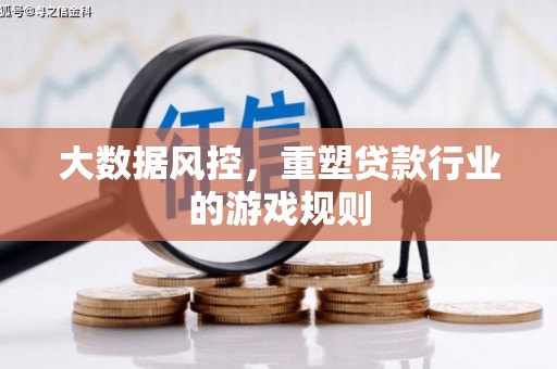 定西大数据风控，重塑贷款行业的游戏规则