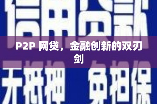 定西P2P 网贷，金融创新的双刃剑