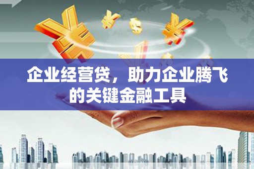 定西企业经营贷，助力企业腾飞的关键金融工具