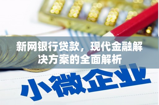 定西新网银行贷款，现代金融解决方案的全面解析