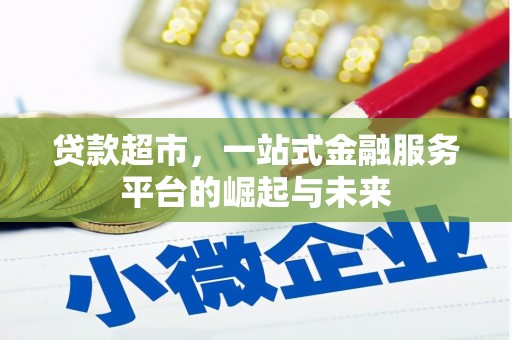 定西贷款超市，一站式金融服务平台的崛起与未来