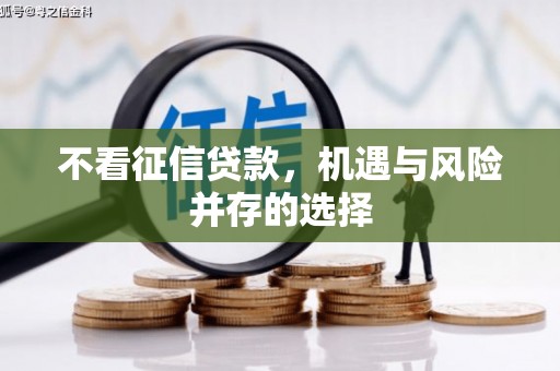 定西不看征信贷款，机遇与风险并存的选择
