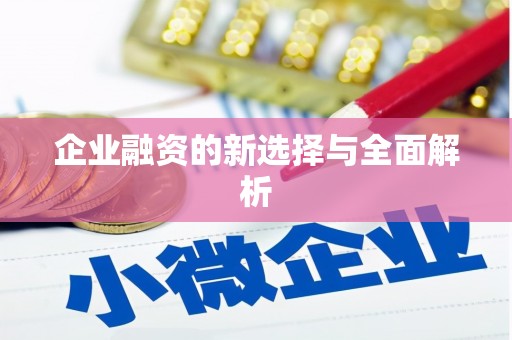 定西企业融资的新选择与全面解析