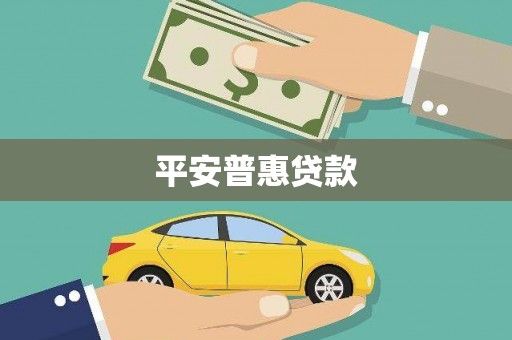 定西平安普惠贷款